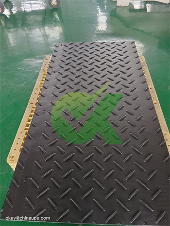 large size Ground nstruction mats direct sale-HDPE black 
